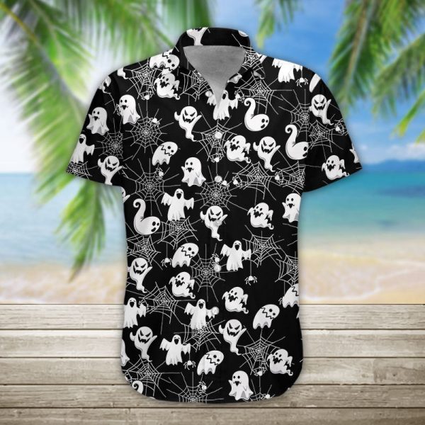 3D Boo Halloween Hawaii Shirt, Summer Shirt For Men and Women Jezsport.com