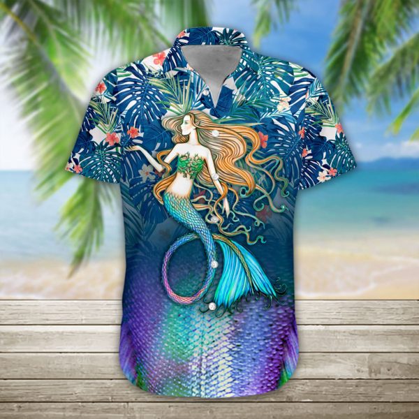 3D Mermaid Hawaii Shirt, Summer Shirt For Men and Women Jezsport.com