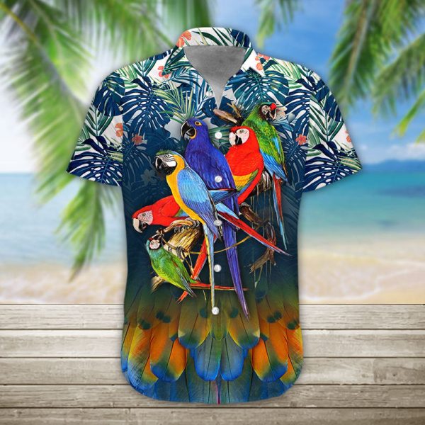 3D Parrot Hawaii Shirt, Summer Shirt For Men and Women Jezsport.com