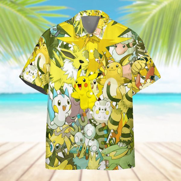 3D PKM Electrecity Hawaii Shirt, Summer Shirt For Men and Women Jezsport.com