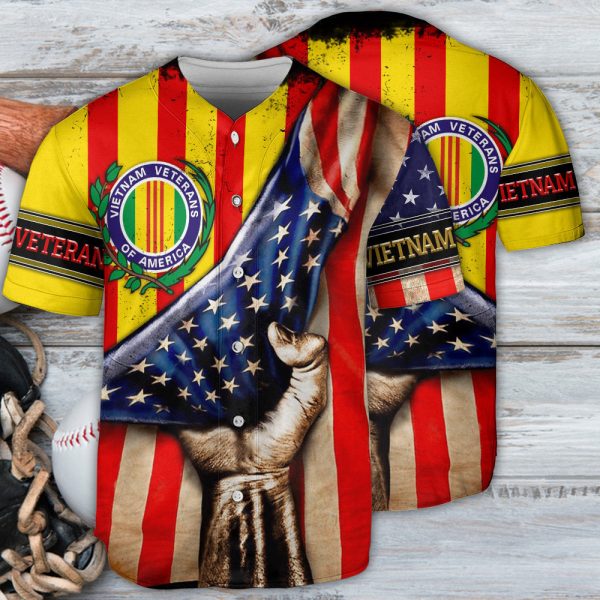 Veteran Vietnam Veteran Of America Never Forget Baseball Jersey For Men and Women Jezsport.com