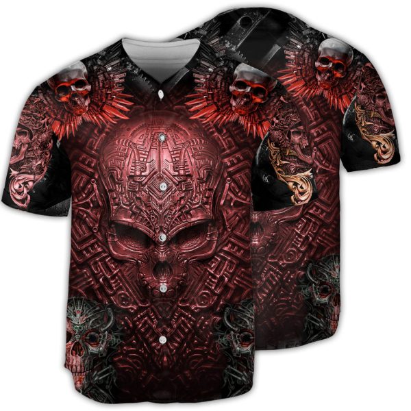 Skull Boss Baseball Jersey For Men and Women Jezsport.com