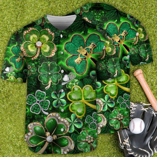 Irish Wishing You Irish Luck Baseball Jersey For Men and Women Jezsport.com