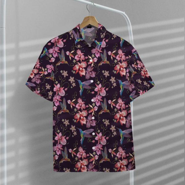 3D Wild Hummingbird Tea Party Hawaii Shirt, Summer Shirt For Men and Women Jezsport.com