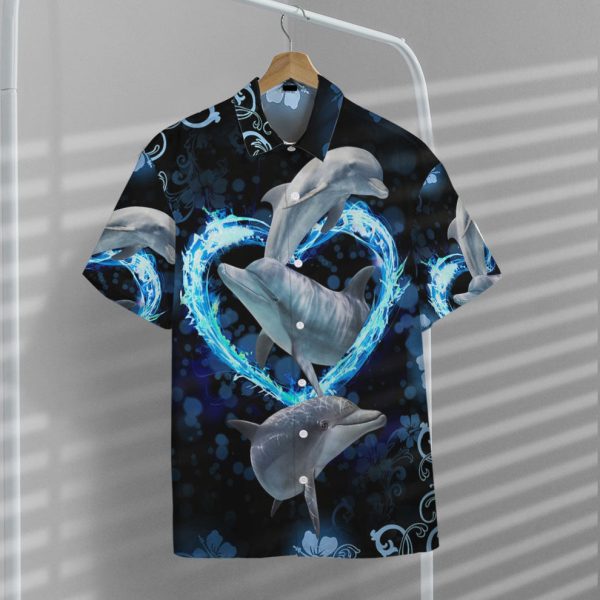 3D Beautiful Dolphins Hawaii Shirt, Summer Shirt For Men and Women Jezsport.com