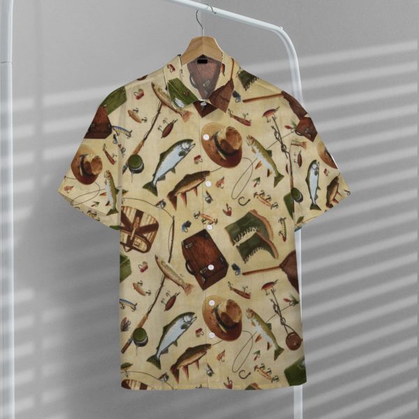 3D Old Fishing Style Hawaii Shirt, Summer Shirt For Men and Women Jezsport.com