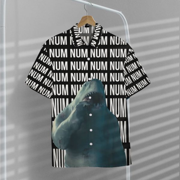 3D Num Num King Shark Hawaii Shirt, Summer Shirt For Men and Women Jezsport.com