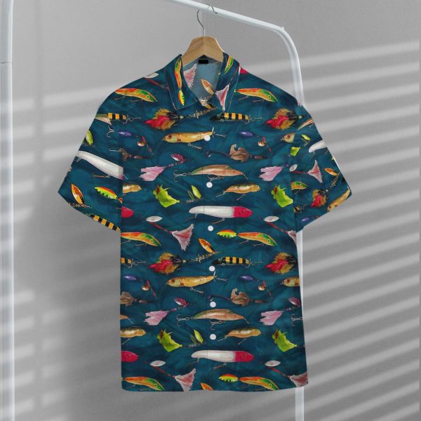 3D Fishing Lures Hawaii Shirt, Summer Shirt For Men and Women Jezsport.com