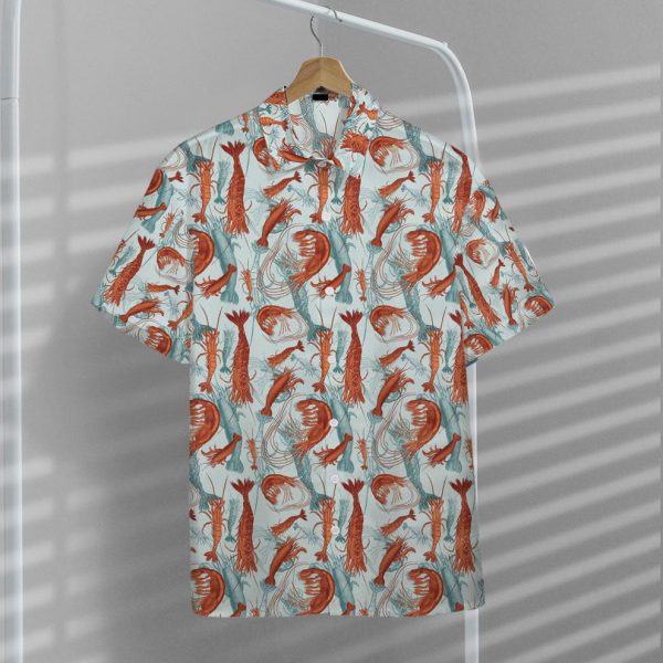 3D Shrimps Fan Hawaii Shirt, Summer Shirt For Men and Women Jezsport.com