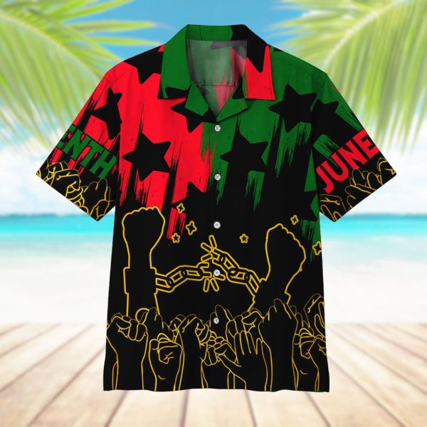 3D Juneteenth Hawaii Shirt, Summer Shirt For Men and Women Jezsport.com