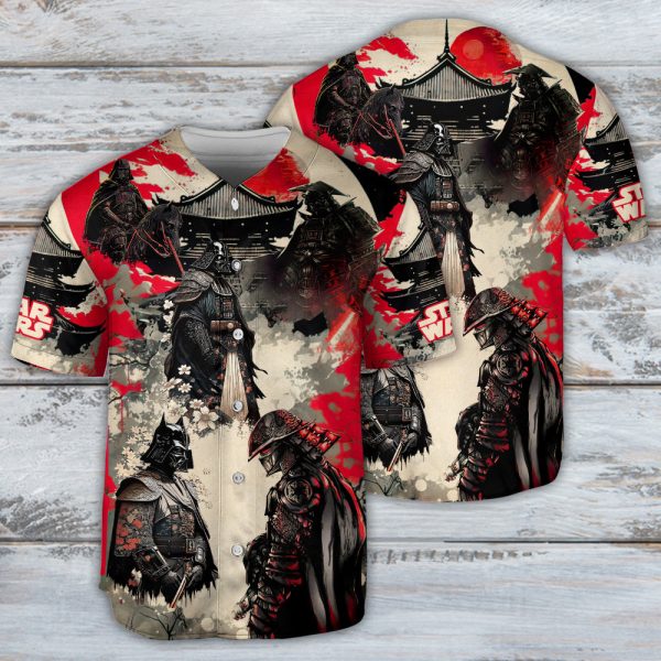 Star Wars Darth Vader Samurai Baseball Jersey For Men and Women Jezsport.com