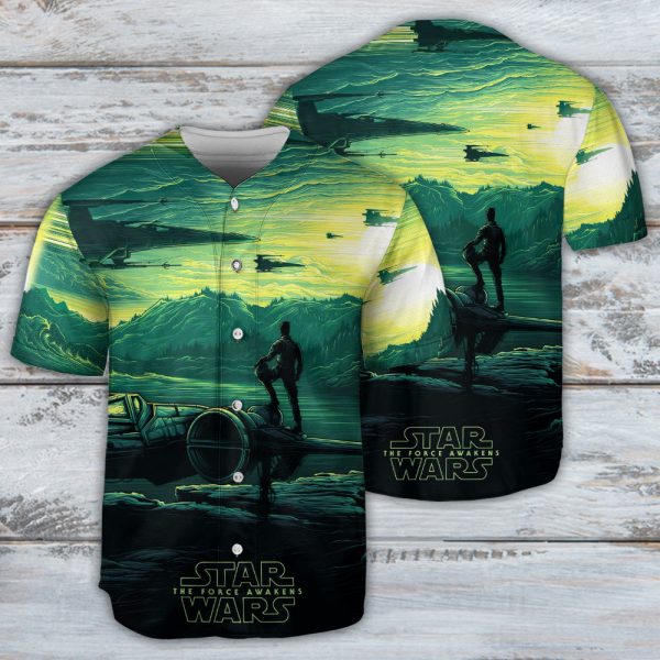 Star Wars The Force Awakens 3 Baseball Jersey For Men and Women Jezsport.com