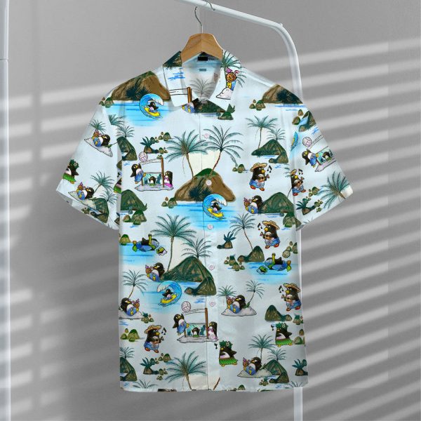 3D Penguin Hawaii Shirt, Summer Shirt For Men and Women Jezsport.com