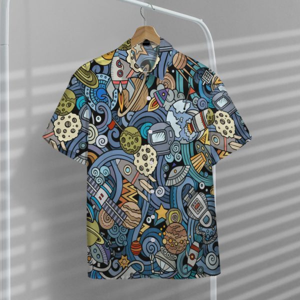 3D Space Hawaii Shirt, Summer Shirt For Men and Women Jezsport.com