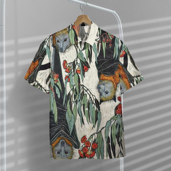 3D Flying Fox Hawaii Shirt, Summer Shirt For Men and Women Jezsport.com