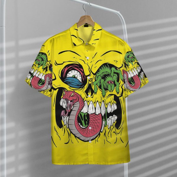 3D Bone Head Hawaii Shirt, Summer Shirt For Men and Women Jezsport.com