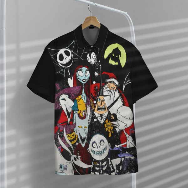 3D Nightmare Before Christmas Hawaii Shirt, Summer Shirt For Men and Women Jezsport.com