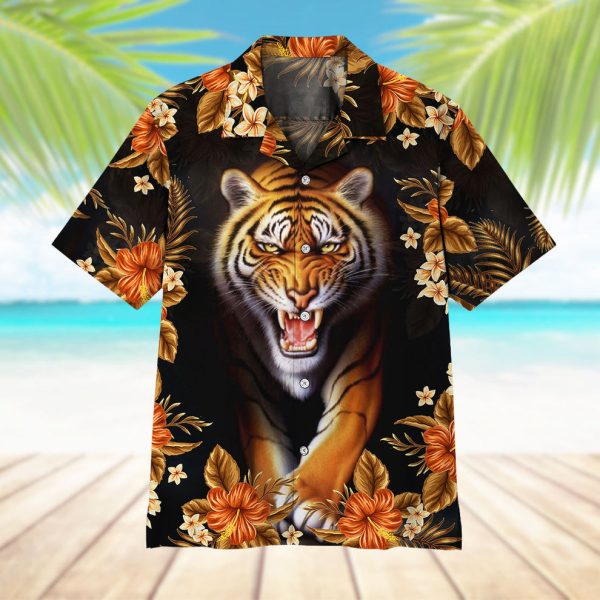 3D Tiger Hawaii Shirt, Summer Shirt For Men and Women Jezsport.com