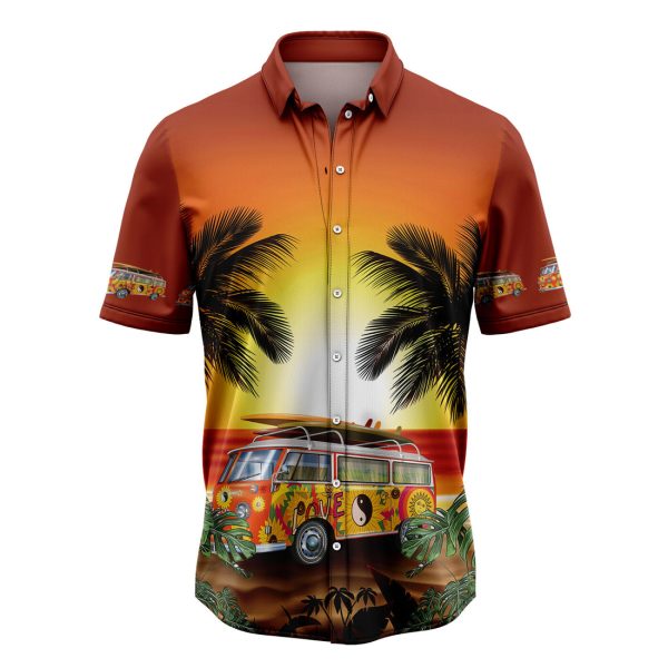 Amazing Legend Hippie Bus Hawaiian Shirt, Summer Shirt For Men and Women Jezsport.com