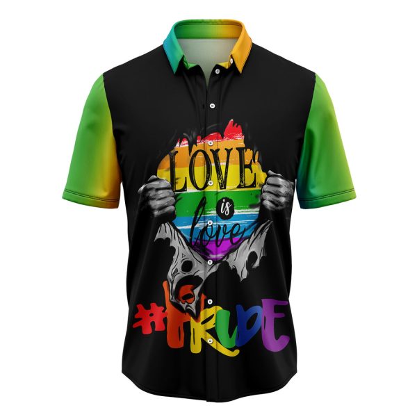 LGBT Pride Hawaiian Shirt, Summer Shirt For Men and Women Jezsport.com