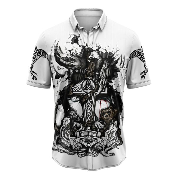 Viking Odin Hawaiian Shirt, Summer Shirt For Men and Women Jezsport.com