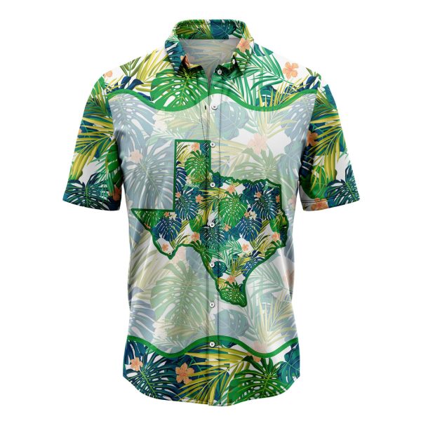 Texas Green Tropical Hawaiian Shirt, Summer Shirt For Men and Women Jezsport.com