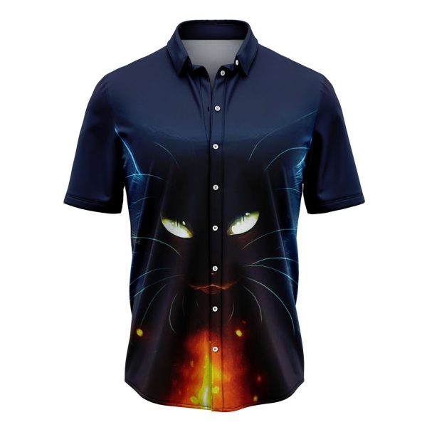 Amazing Black Cat Hawaiian Shirt, Summer Shirt For Men and Women Jezsport.com