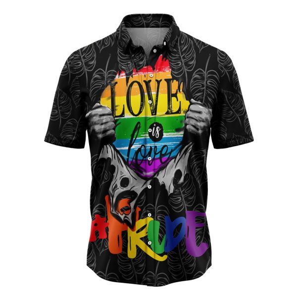 LGBT Love Pride Hawaiian Shirt, Summer Shirt For Men and Women Jezsport.com