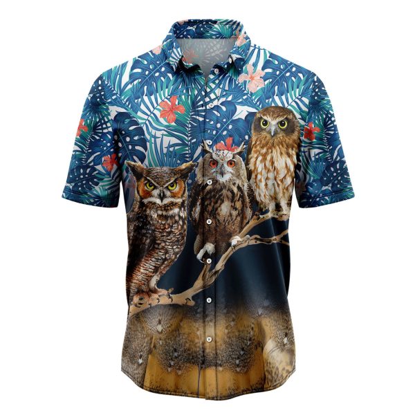 3D Owl Hawaiian Shirt, Summer Shirt For Men and Women Jezsport.com