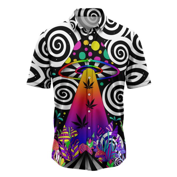 Mushroom Space Hawaiian Shirt, Summer Shirt For Men and Women Jezsport.com