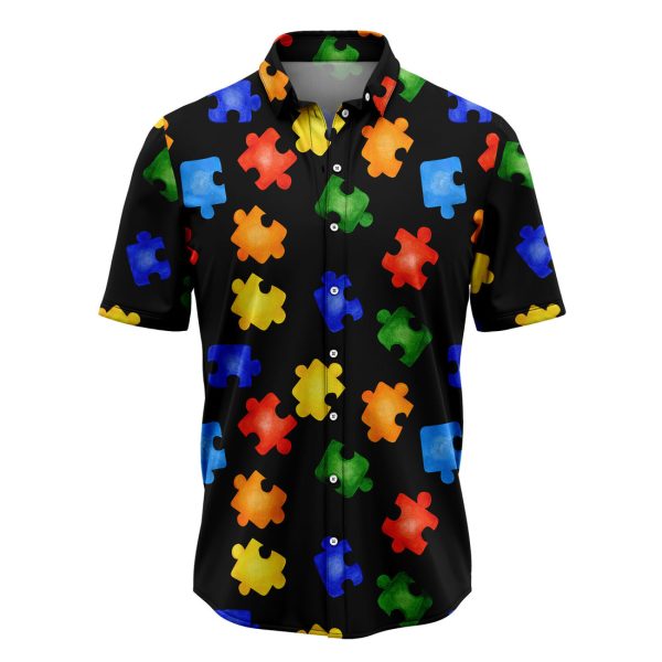 Autism Colorful Hawaiian Shirt, Summer Shirt For Men and Women Jezsport.com