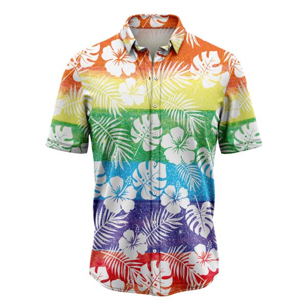 LGBT Tropical Hawaiian Shirt, Summer Shirt For Men and Women Jezsport.com