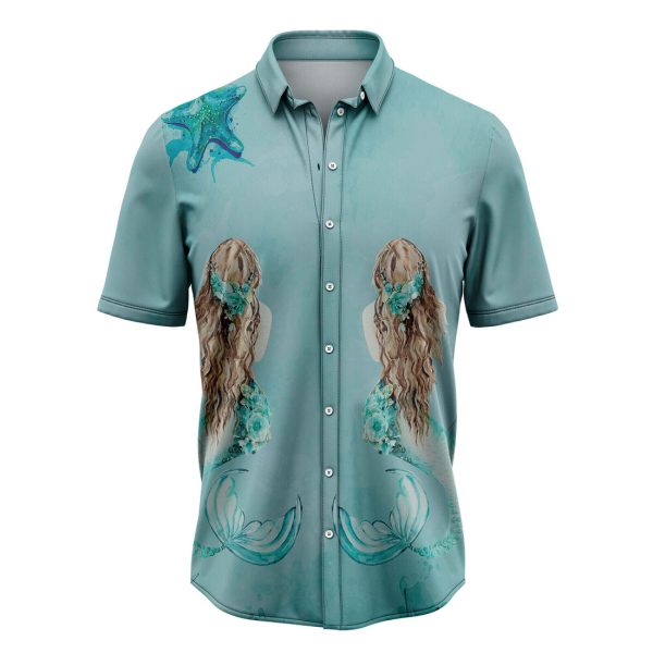 Lovely Mermaid Hawaiian Shirt, Summer Shirt For Men and Women Jezsport.com