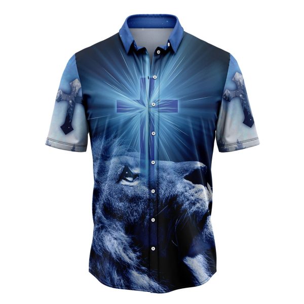 Every Moment Thank God Lion Hawaiian Shirt, Summer Shirt For Men and Women Jezsport.com