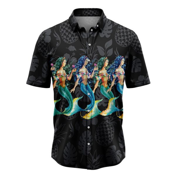 Classic Mermaid Hawaiian Shirt, Summer Shirt For Men and Women Jezsport.com