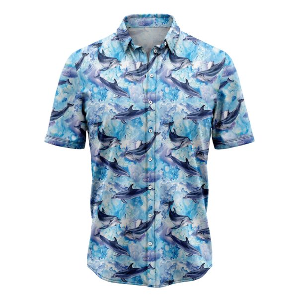 Dolphin Beach Hawaiian Shirt, Summer Shirt For Men and Women Jezsport.com