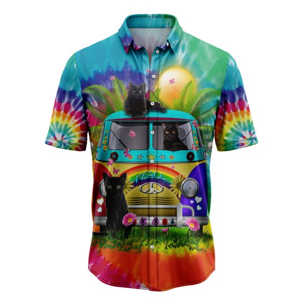 Black Cat Live In The Sunshine Hawaiian Shirt, Summer Shirt For Men and Women Jezsport.com