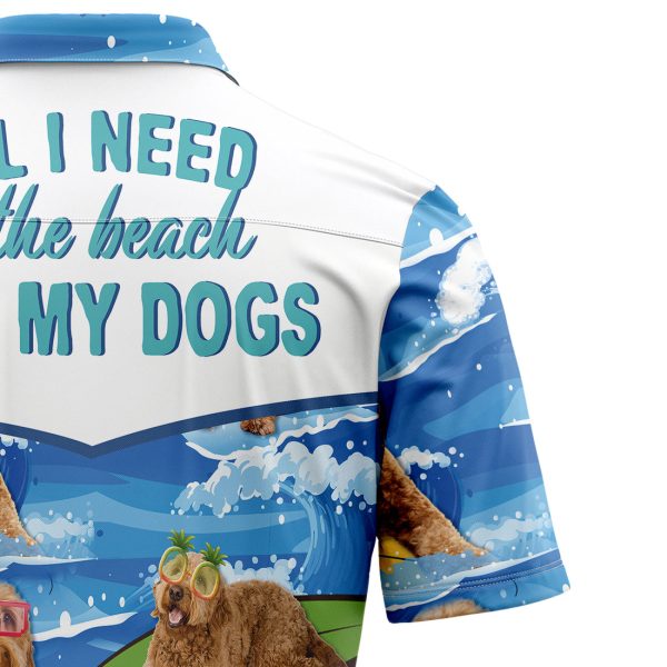 Goldendoodle Beach & My Dogs Hawaiian Shirt, Summer Shirt For Men and Women Jezsport.com