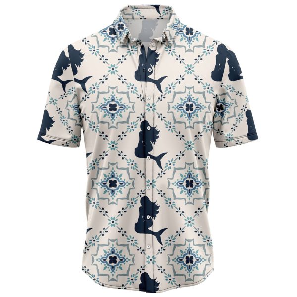 Mermaid Vintage Hawaiian Shirt, Summer Shirt For Men and Women Jezsport.com