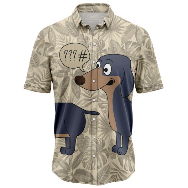 Dachshund Question Hawaiian Shirt, Summer Shirt For Men and Women Jezsport.com