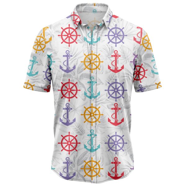 Steering Wheel Anchor Hawaiian Shirt, Summer Shirt For Men and Women Jezsport.com