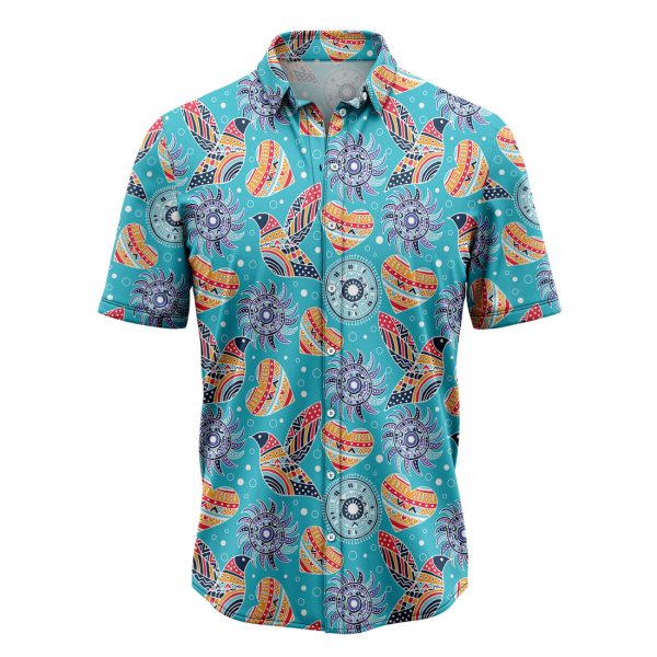 Amazing Hearts in Ethnic Style Hawaiian Shirt, Summer Shirt For Men and Women Jezsport.com