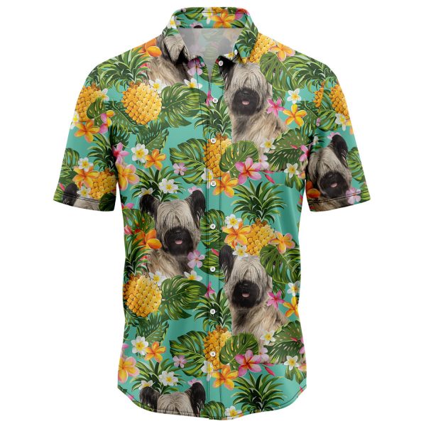 Tropical Pineapple Skye Terrier Hawaiian Shirt, Summer Shirt For Men and Women Jezsport.com