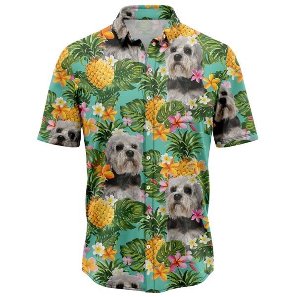 Tropical Pineapple Dandie Dinmont Terrier Hawaiian Shirt, Summer Shirt For Men and Women Jezsport.com