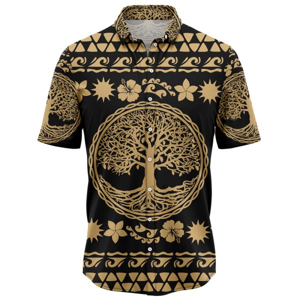 Tree Of Life Tribal Pattern Hawaiian Shirt, Summer Shirt For Men and Women Jezsport.com