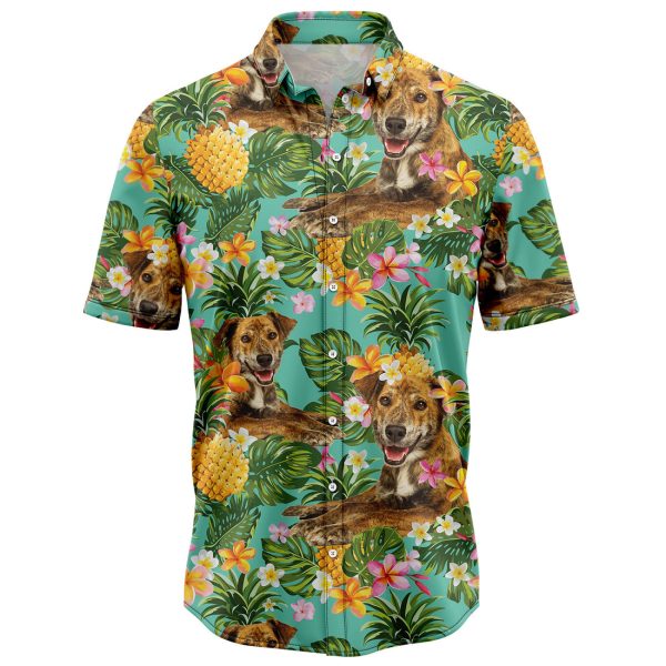 Tropical Pineapple Plott Hound Hawaiian Shirt, Summer Shirt For Men and Women Jezsport.com