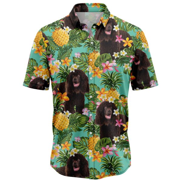 Tropical Pineapple Irish Water Spaniel Hawaiian Shirt, Summer Shirt For Men and Women Jezsport.com