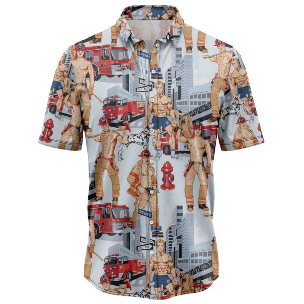 Awesome Fireman Firefighter Hawaiian Shirt, Summer Shirt For Men and Women Jezsport.com