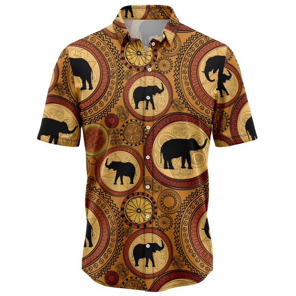 Elephant African Pattern Hawaiian Shirt, Summer Shirt For Men and Women Jezsport.com