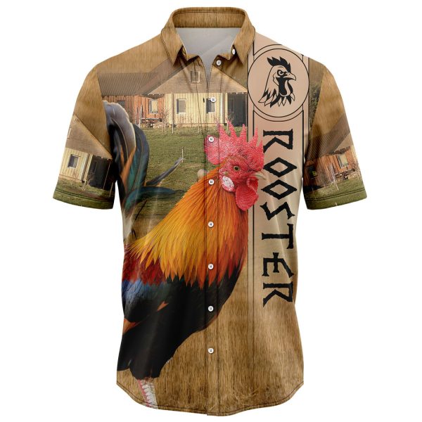 Rooster Beauty Hawaiian Shirt, Summer Shirt For Men and Women Jezsport.com